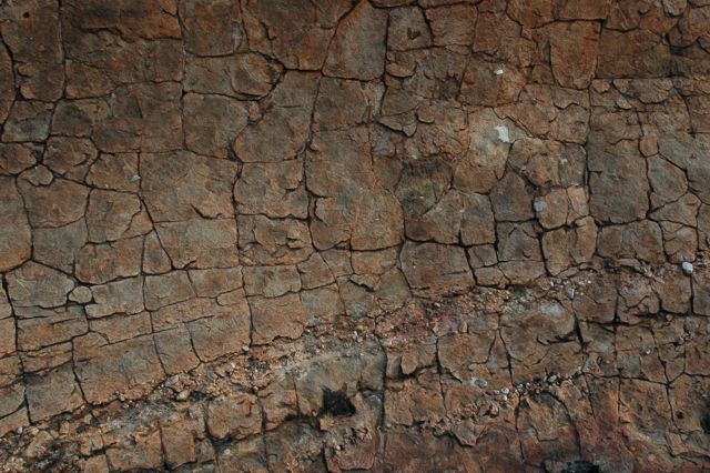 aged rock face, Keep River, Gurrandaing Walk