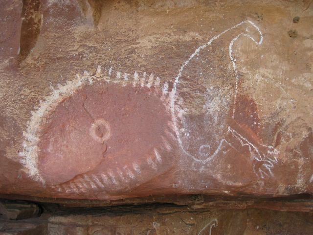 rock art, Keep River upper gorge