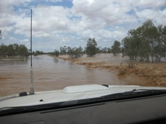 Channel country flood, Windorah to Quilpie