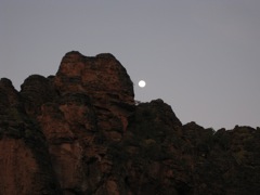 Moonrise, Keep River, Jarnem walk