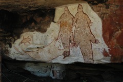Rock paintings, Mt Elizabeth 1