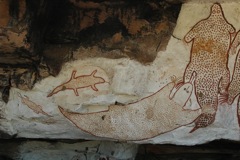 Rock paintings, Mt Elizabeth 3